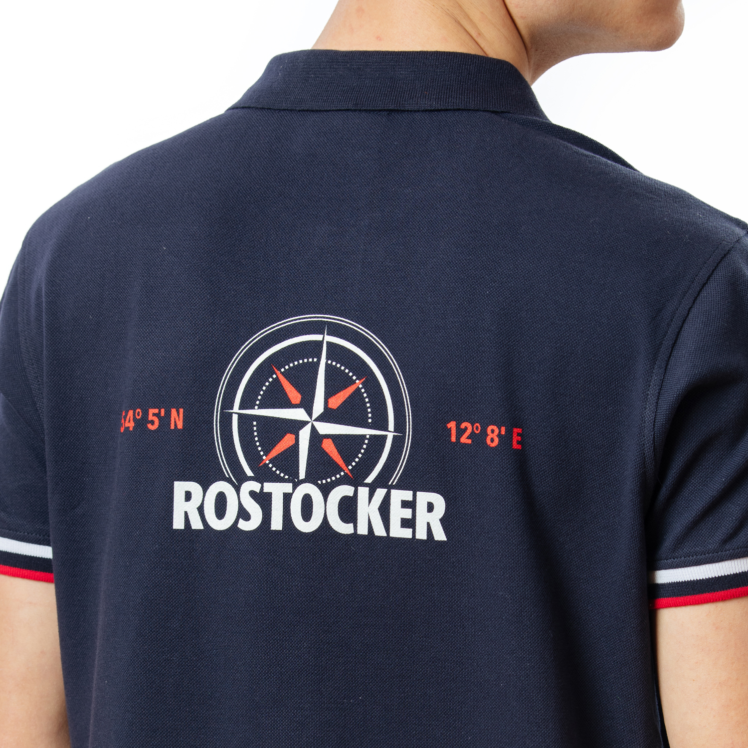 Rostocker Polo-Shirt, dunkelblau, Gr. M